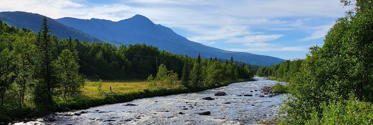 Foto &ouml;ver Vojm&aring;n vid Kittelfj&auml;ll